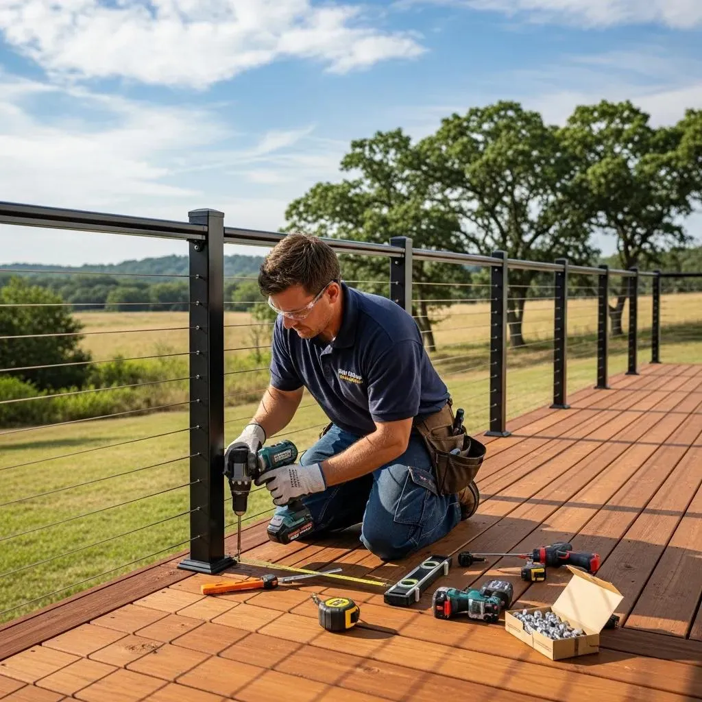 Deck replacement in Houston for weathered decks with rot, corrosion, or unsafe framing
